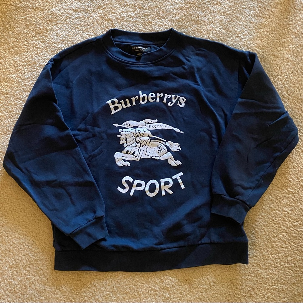 Burberry reissued jersey crew neck sweatshirt S